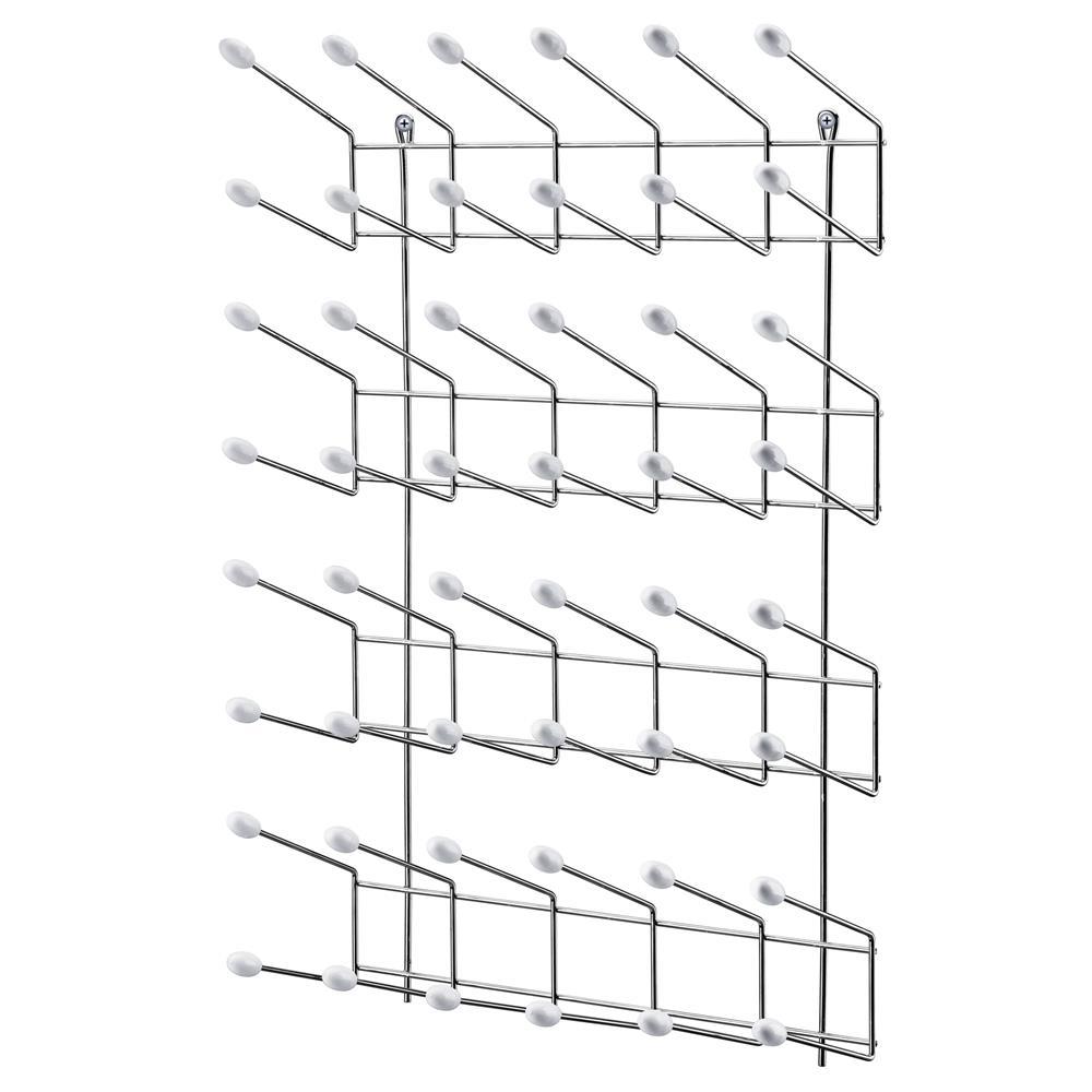 Suporte de Parede para 48 Copos Utimil em Aço Cromado - 1