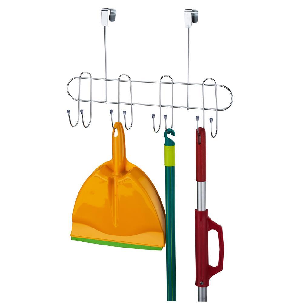 Porta Utensílios de Encaixar 4 Ganchos Utimil CR458 em Aço Cromado - 1