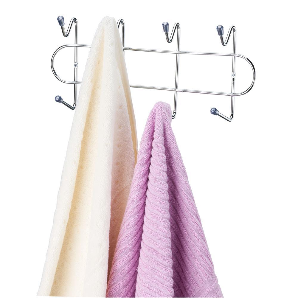 Cabideiro de Banheiro em Aço Cromado Utimil com 4 Ganchos – 33,8 cm - 1