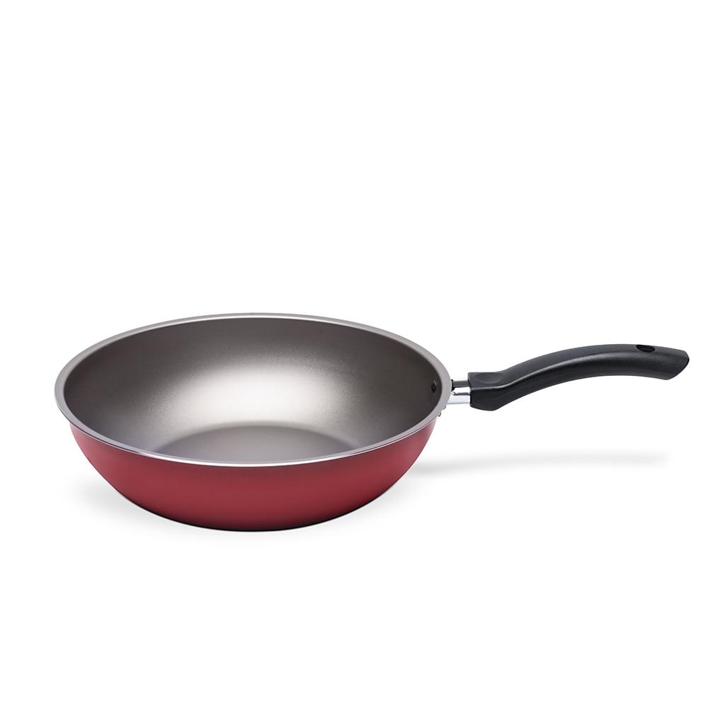 Conjunto de Panelas 5 Peças Brinox Ruby com Revestimento Interno Antiaderente Pro-Flon e Tampas de Vidro com Saída de Vapor - Vermelho - 3