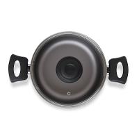 Conjunto de Panelas 5 Peças Brinox Ruby com Revestimento Interno Antiaderente Pro-Flon e Tampas de Vidro com Saída de Vapor - Vermelho - 7