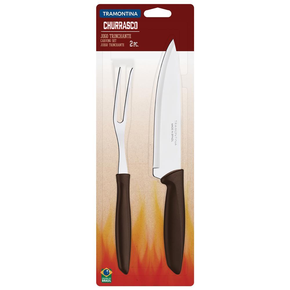 Conjunto para Churrasco Trinchante Tramontina Plenus em Aço Inox e Polipropileno – 2 Peças - 3