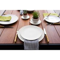 Aparelho de Jantar, Chá, Café e Sobremesa 42 Peças Germer Shell em Porcelana – Branco - 2