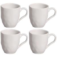 Conjunto de Canecas Porto Brasil Orgânico Vit em Stoneware Cinza 273 ml - 4 Peças - 1