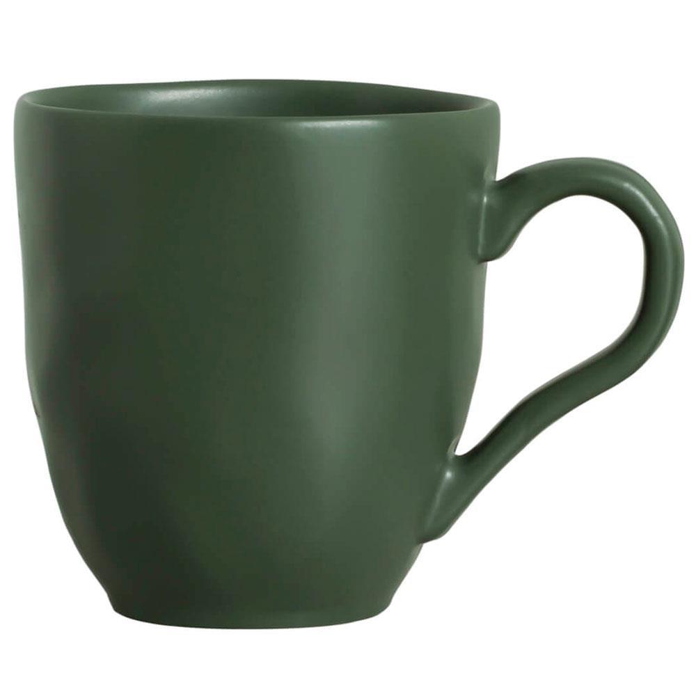 Conjunto de Canecas Porto Brasil Orgânico Leaf em Stoneware Verde 273 ml - 4 Peças - 2