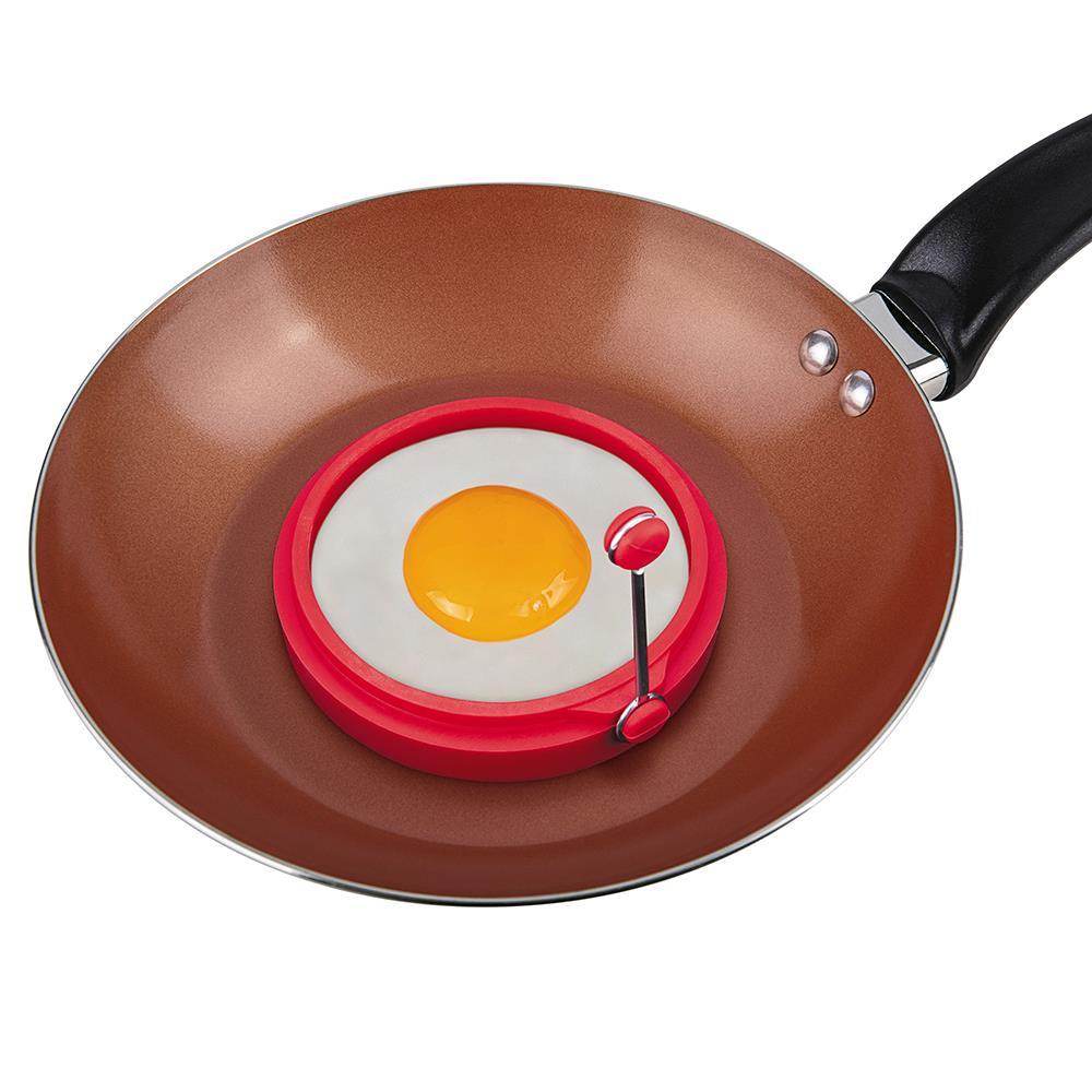 Anel Modelador para Fritar Ovos Euro Home em Silicone - Vermelho - 2