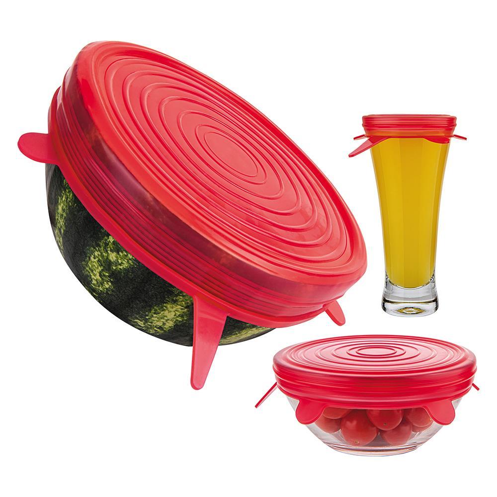 Conjunto de Tampas Euro Home em Silicone - 6 Tampas - 2