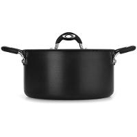 Caçarola Multiflon Dom em Alumínio com Revestimento Antiaderente 7 Camadas, Tampa de Vidro Temperado e Alças em Silicone – 30 cm - 2