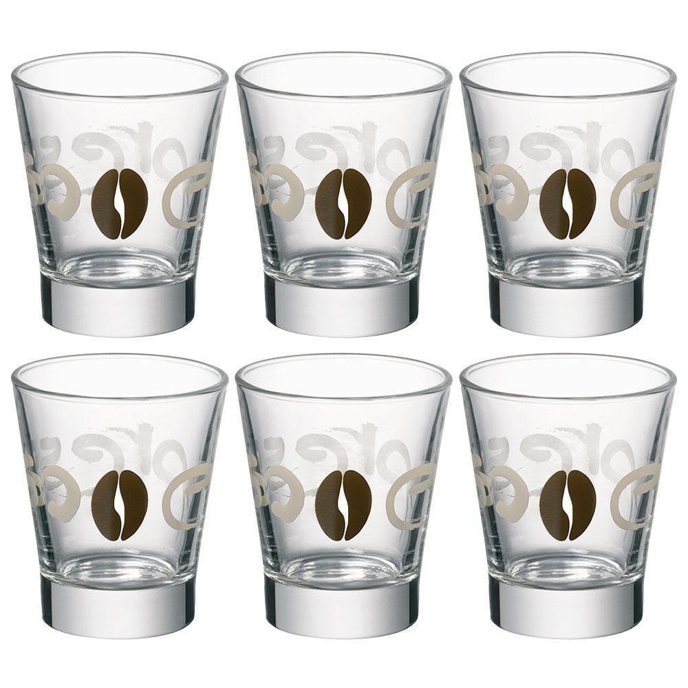 Conjunto de Copos Luigi Bormioli Caffeino Chicco 85 ml - 6 Peças - 1