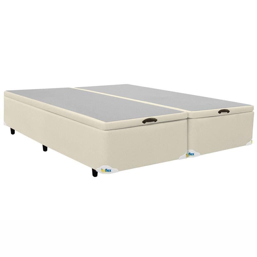 Base Box para Colchão Queen Size Itaflex Universal com Baú 40,5 x 158 x 198 cm - Areia - 1