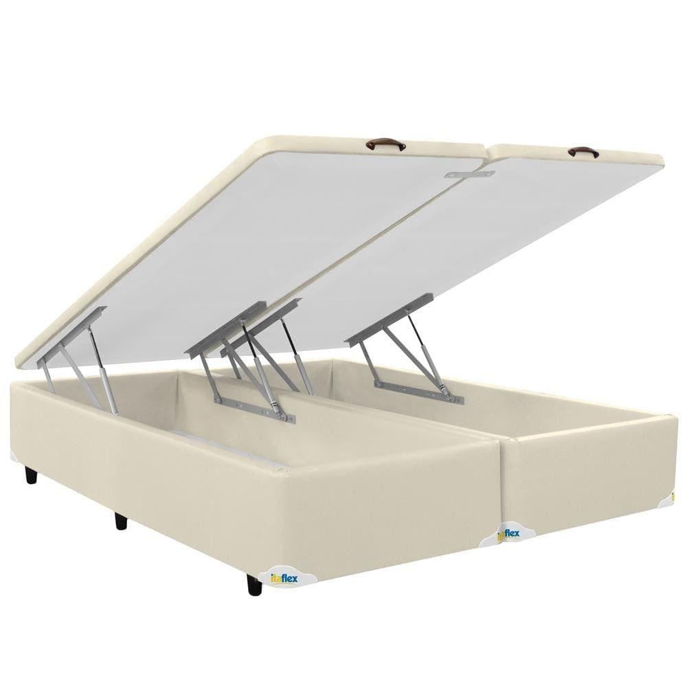 Base Box para Colchão Queen Size Itaflex Universal com Baú 40,5 x 158 x 198 cm - Areia - 2