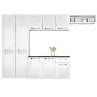 Cozinha Compacta Itatiaia Amanda Plus com 10 Portas, 1 Gaveta e 8 Prateleiras - 245cm de largura - 2