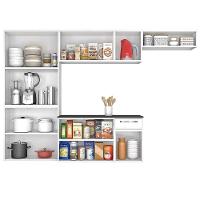Cozinha Compacta Itatiaia Amanda Plus com 10 Portas, 1 Gaveta e 8 Prateleiras - 245cm de largura - 3