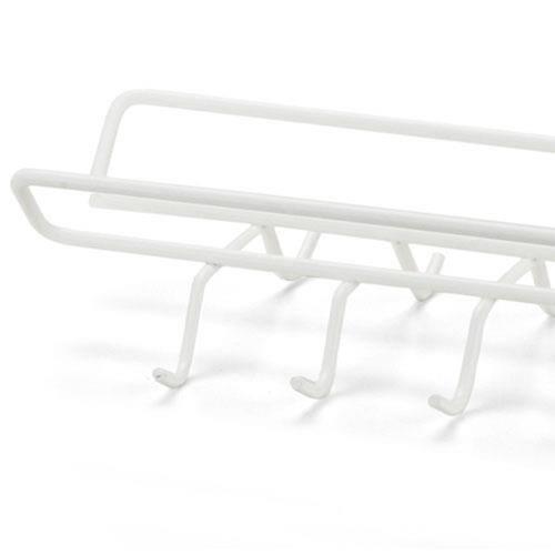 Suporte para Xícaras e Canecas Arthi Com Ponteira Plástica - Branco - 3