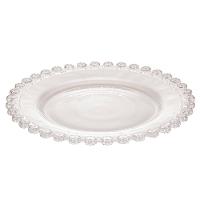 Sousplat de Cristal Wolff Mesa Daisy Transparente - 32 cm - 3