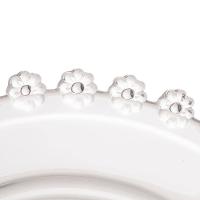 Sousplat de Cristal Wolff Mesa Daisy Transparente - 32 cm - 12