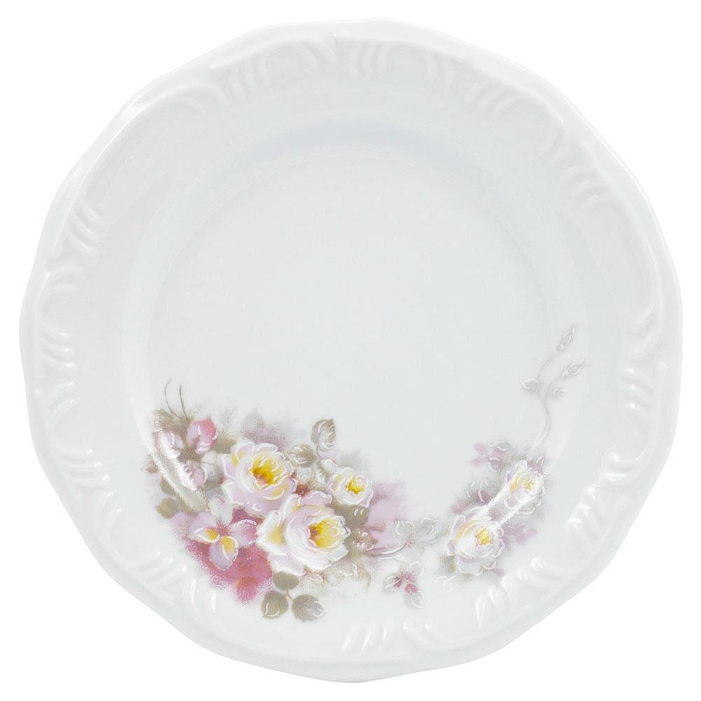 Aparelho de Jantar 20 Peças P.Schmidt Clássica Eterna em Porcelana com Xícara de Chá - Branco - 4
