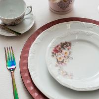 Aparelho de Jantar 20 Peças P.Schmidt Clássica Eterna em Porcelana com Xícara de Chá - Branco - 11