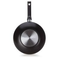 Frigideira Multiflon Induct+ Antiaderente Quartzo Preta com Tampa - 28 cm - 13