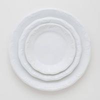 Conjunto com 6 Pratos Rasos Schmidt Pomerode em Porcelana 26 cm - Branco - 3