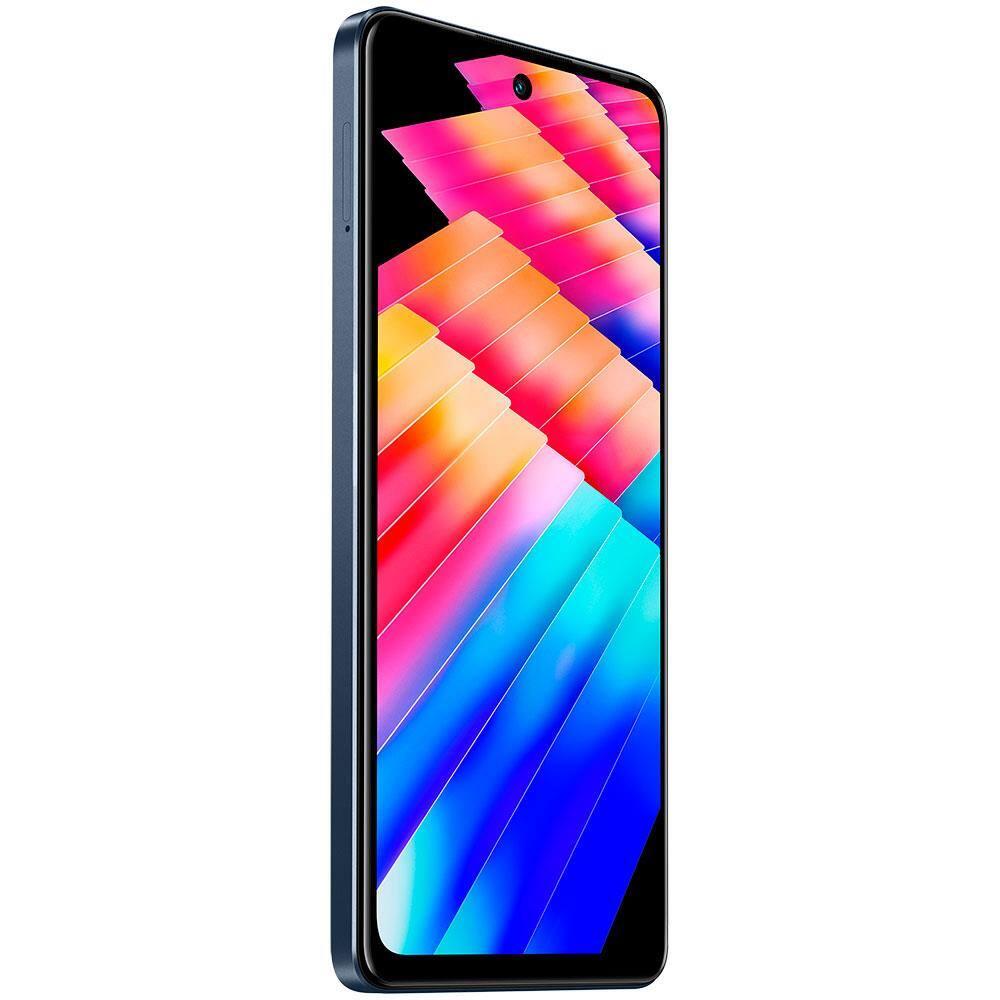 Smartphone Infinix Hot 30 Preto 8GB de RAM 256GB, 50MP e 8MP, Carregamento Rápido 33W, Bateria 5000mAh, Tela 6,78” FHD+ 90Hz, Dual Chip - 8