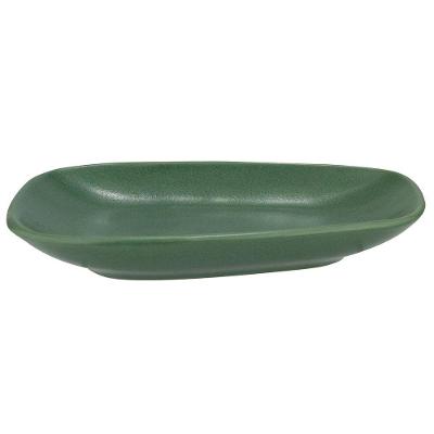 Prato Oval L’Hermitage Sumatra em Cerâmica 12 x 21,40 cm - Verde