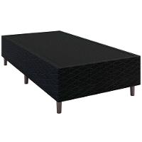 Base Box para Colchão de Solteiro Umaflex New Itália Black 38x88x188cm - Preto - 2