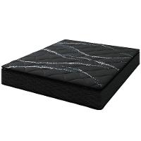 Colchão Queen Size Umaflex New Itália Black com Molas Ensacadas, Revestimento em Jacquard e Pillow Top D26 25X158X198cm - Preto - 1