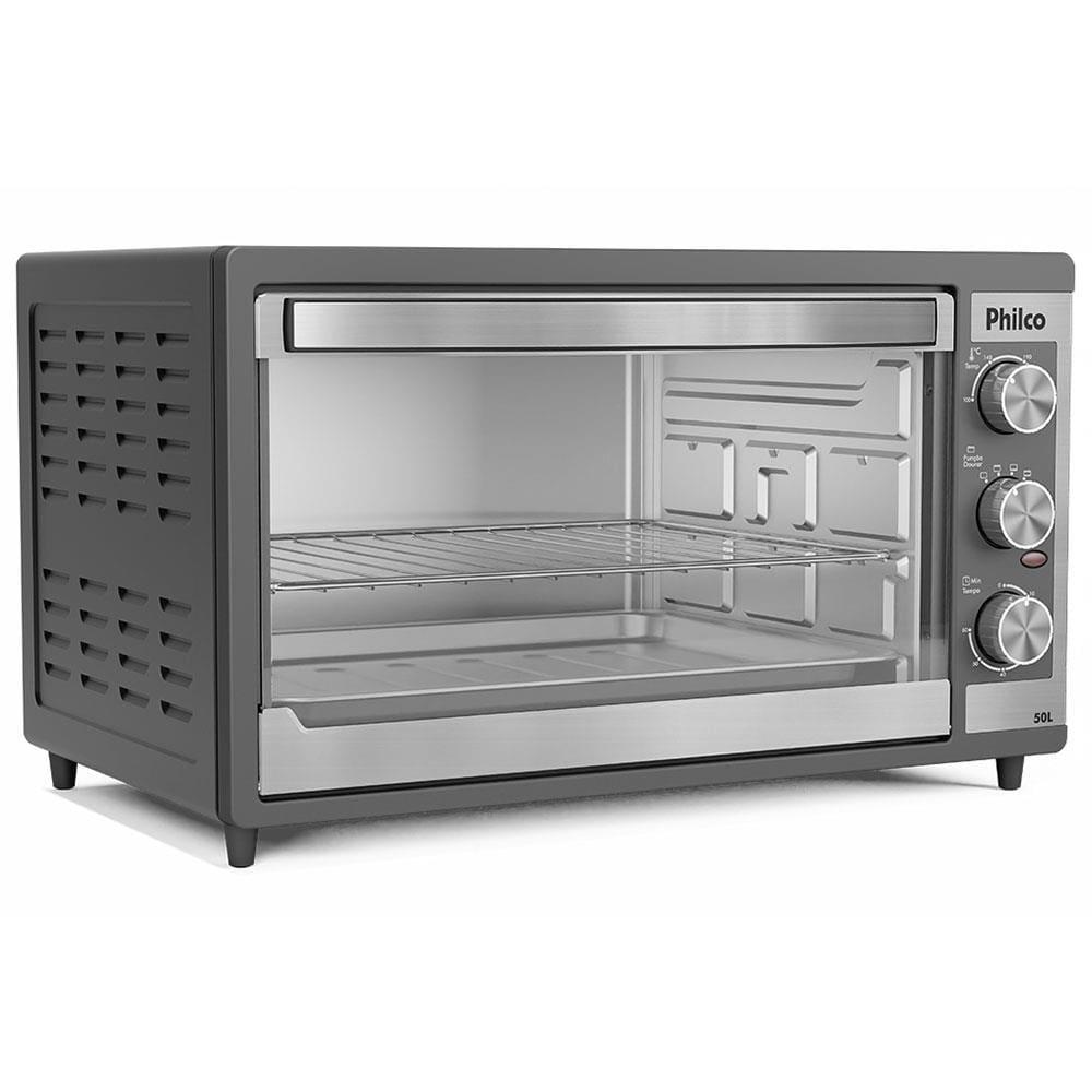Forno Elétrico Philco PFE52P 50L Timer de 60 minutos Dupla Resistência Preto - 3