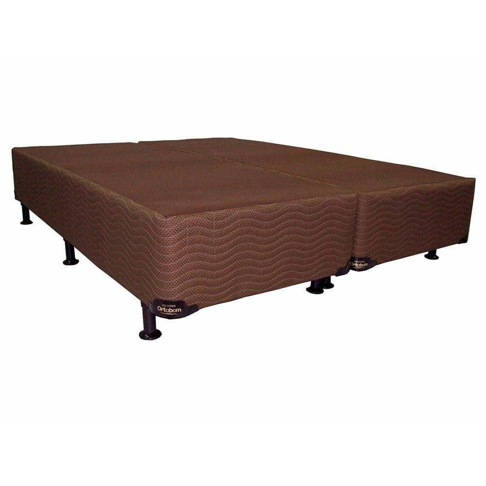 Cama Box Queen Size Ortobom Magnyfic com Ortopillow e Molas Ensacadas 65x158x198 cm - Marrom/Bege - 5
