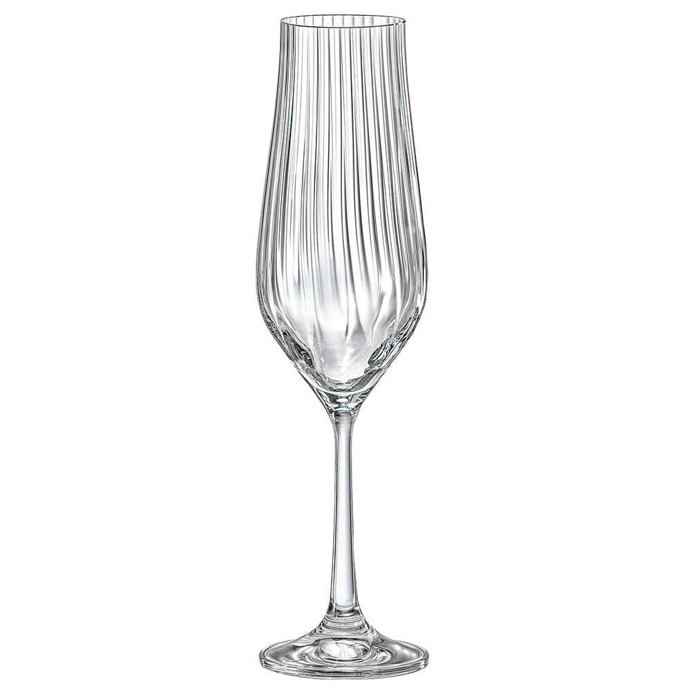 Conjunto de Taças para Champanhe Bohemia Tulipa Optic em Cristal 170ml - 6 Peças - 2