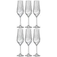 Conjunto de Taças para Champanhe Bohemia Tulipa Optic em Cristal 170ml - 6 Peças - 1