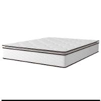 Colchão Queen Size Umaflex New Itália com Molas Ensacadas e Pillow Top D26 - 25x158x198cm - Branco/Marrom - 1