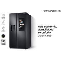 Geladeira Samsung Family Hub Side By Side RS58T5561B1 Digital Inverter Frost Free com Soundbar, Smart View, Bluetooth e Wi-Fi Black Inox Look – 585 L - 5
