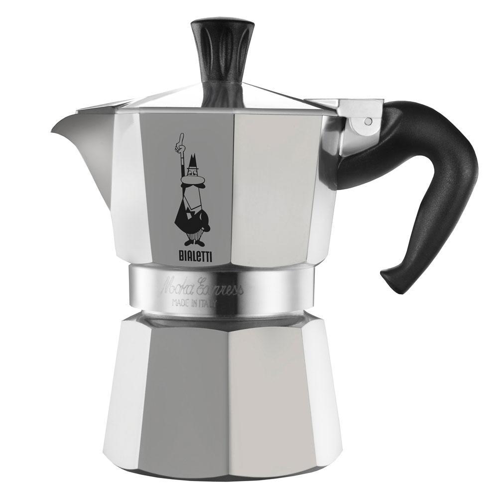 Cafeteira Italiana Bialetti Nuova Moka Express em Alumínio - 3 Xícaras - 1