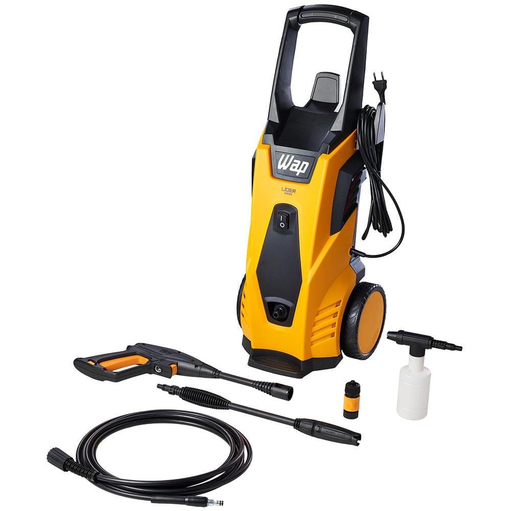 Lavadora de Alta Pressão Wap Líder 2200 com 1800PSI, Trava de Segurança, Jato de Água Leque e Concentrado Aplicador de Detergente e Sistema Stop Total - 1