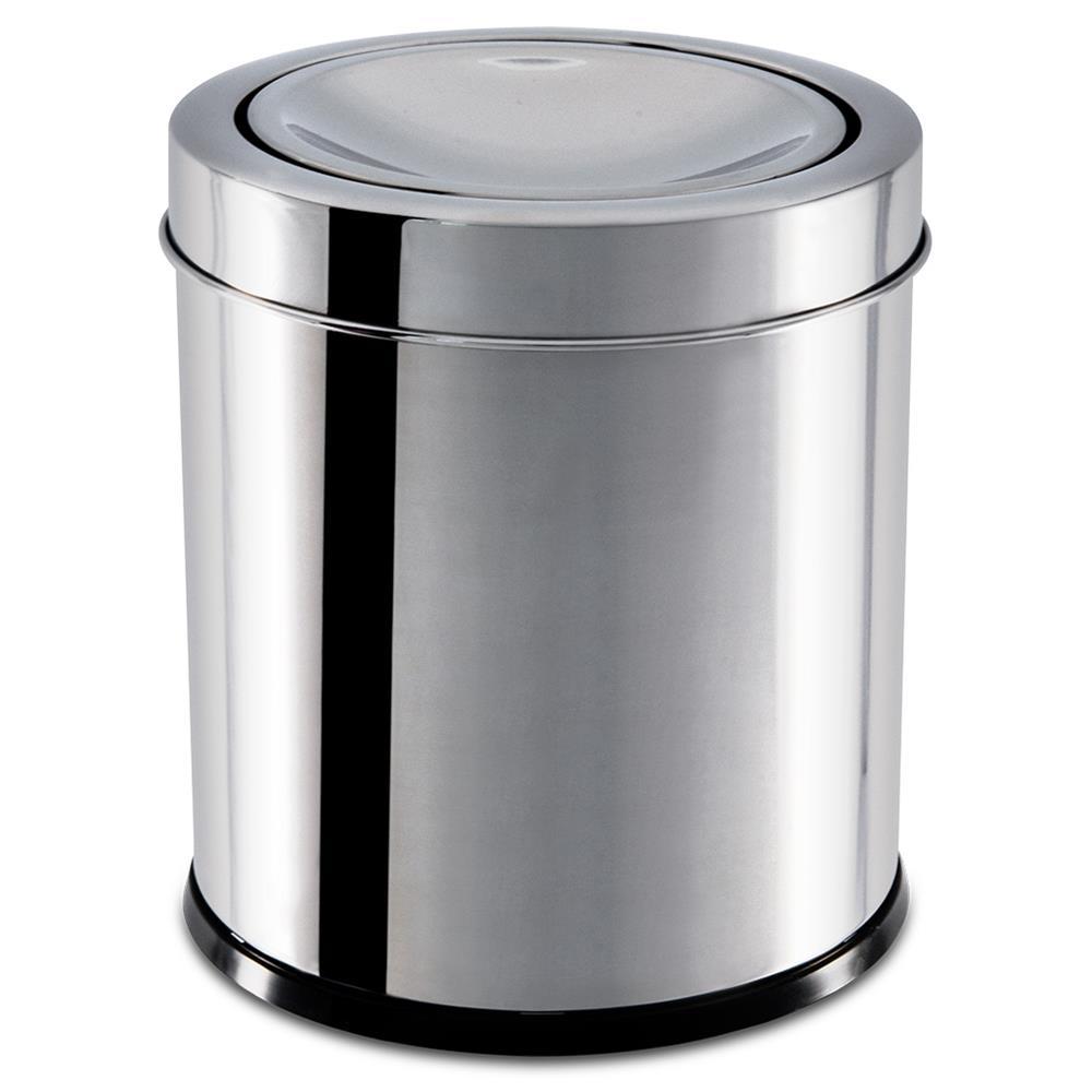 Lixeira Brinox com Tampa Basculante 3032/201 em Inox - 3,2 L - 1