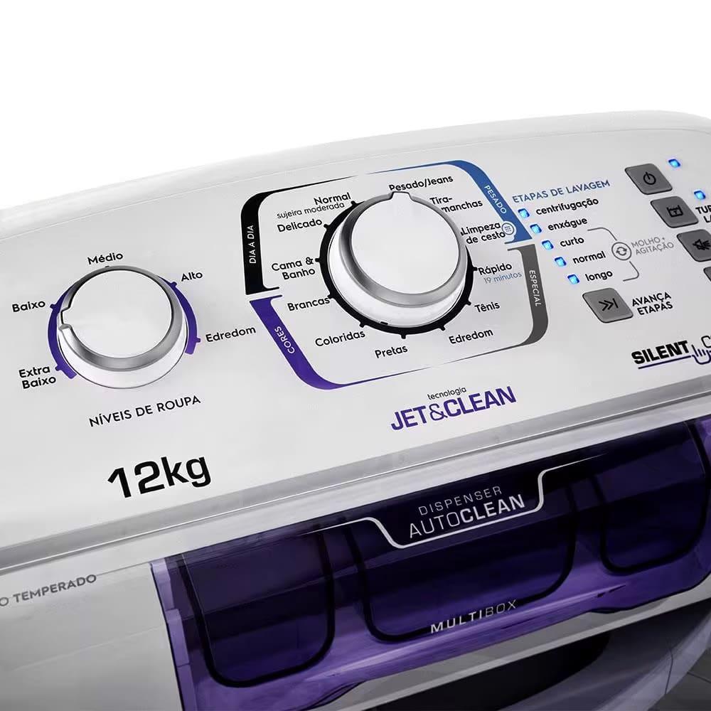 Máquina de Lavar Electrolux 12kg LAC12 Silenciosa Cesto Inox Tecnologia Jet&Clean Branca - 3