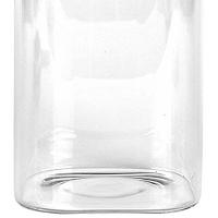 Porta Mantimentos Quadrado Dynasty em Vidro Borossilicato com Tampa de Metal Prata – 1,9L - 4