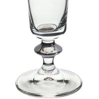 Conjunto de Taças para Champanhe Bohemia Bella Decorada 205 ml em Cristal Ecológico Platinum Rim – 6 Peças - 3