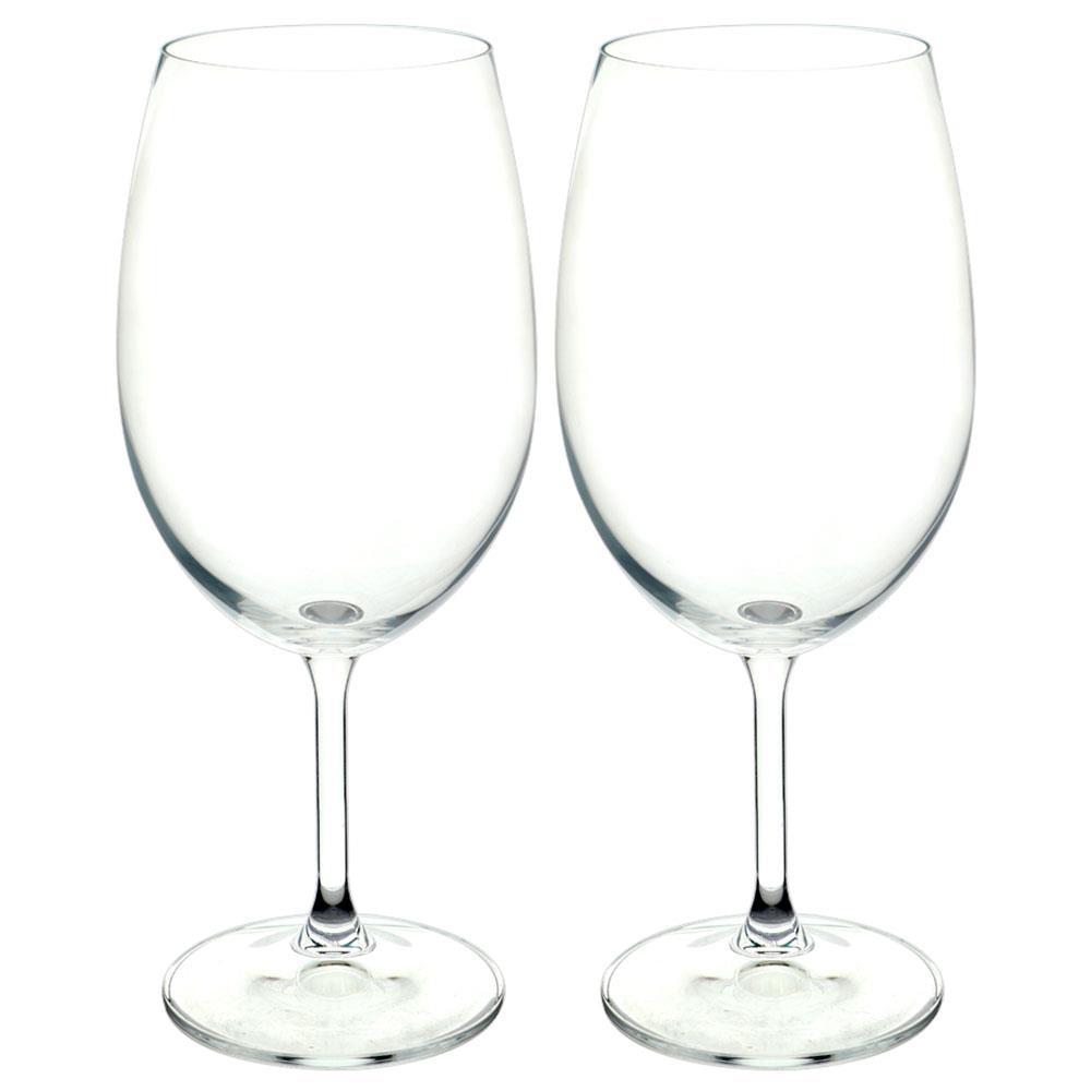 Conjunto de Taças para Água Bohemia Anna 580 ml em Cristal Ecológico – 2 Peças - 1