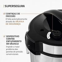 Panela Elétrica de Pressão Mondial PE-47 Pratic Cook 3L - Inox - 5