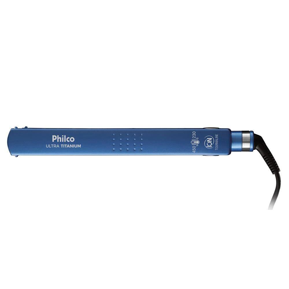 Chapinha | Prancha Philco Ultra Titanium 230ºC com Emissão de Íons Azul – Bivolt - 4