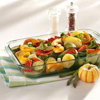 Assadeira Retangular Marinex em Vidro com Tampa Plástica - 34,62 cm - 2