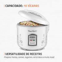 Panela Elétrica de Arroz Mondial Bianca Rice PE-10 10 Xícaras - Branca - 2