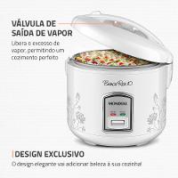 Panela Elétrica de Arroz Mondial Bianca Rice PE-10 10 Xícaras - Branca
