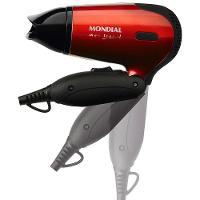 Secador de Cabelos Mondial Max Travel SC-10 1200W Bivolt Preto/Vermelho - 6
