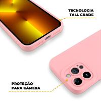 Capa para iPhone 13 Pro - Rosa - Silicon Cloud - Gshield