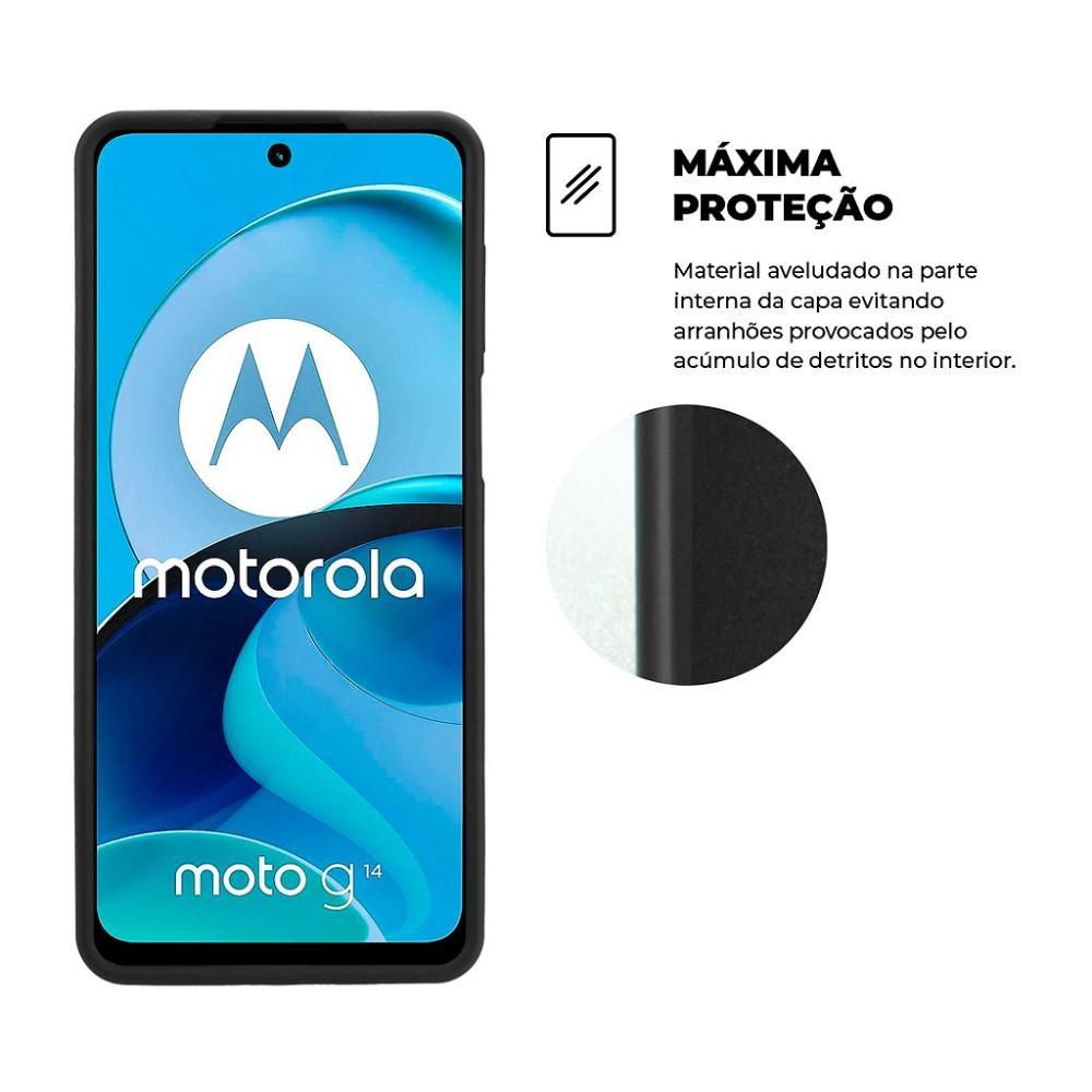 Capa case capinha para Motorola Moto G14 - Silicon Veloz - Gshield - 2