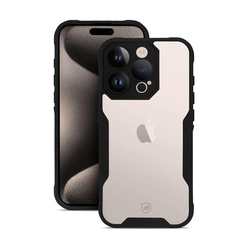 Capa para iPhone 15 Pro Max -Dual Shock Sense Preta- Gshield - 1